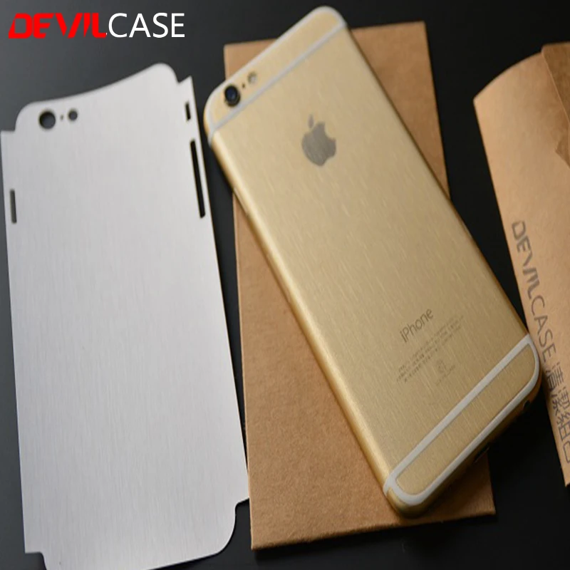 Devilcase прозрачная задняя и боковыми Стикеры для iPhone 6 6S прямой линией/крест