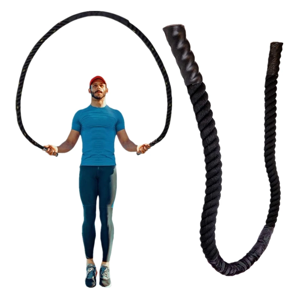 25mm Fitness Heavy Jump Rope Crossfit Weighted Battle Skipping Ropes Power Training Improve Strength Building Muscle 2.8m/3m
25mm Fitness Heavy Jump Rope Crossfit Weighted Battle Skipping Ropes Power Training Improve Strength Building Muscle 2.8m/3m