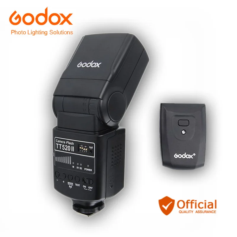 

Godox Thinklite камера вспышка TT520II со встроенным 433 МГц беспроводным сигналом для Canon Nikon Pentax Olympus DSLR Камеры Flash