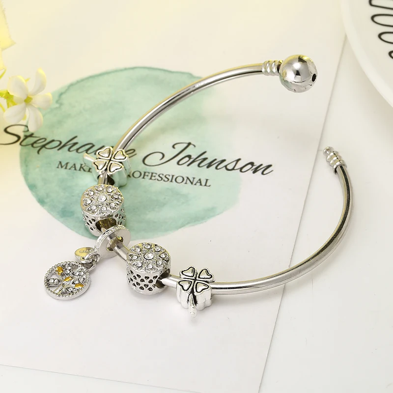 HOMOD Vintage Silver Color Charm Bracelet with Tree of life Pendant Fits Brand Bracelet For Women Lucky Bangle Pulseras
HOMOD Vintage Silver Color Charm Bracelet with Tree of life Pendant Fits Brand Bracelet For Women Lucky Bangle Pulseras