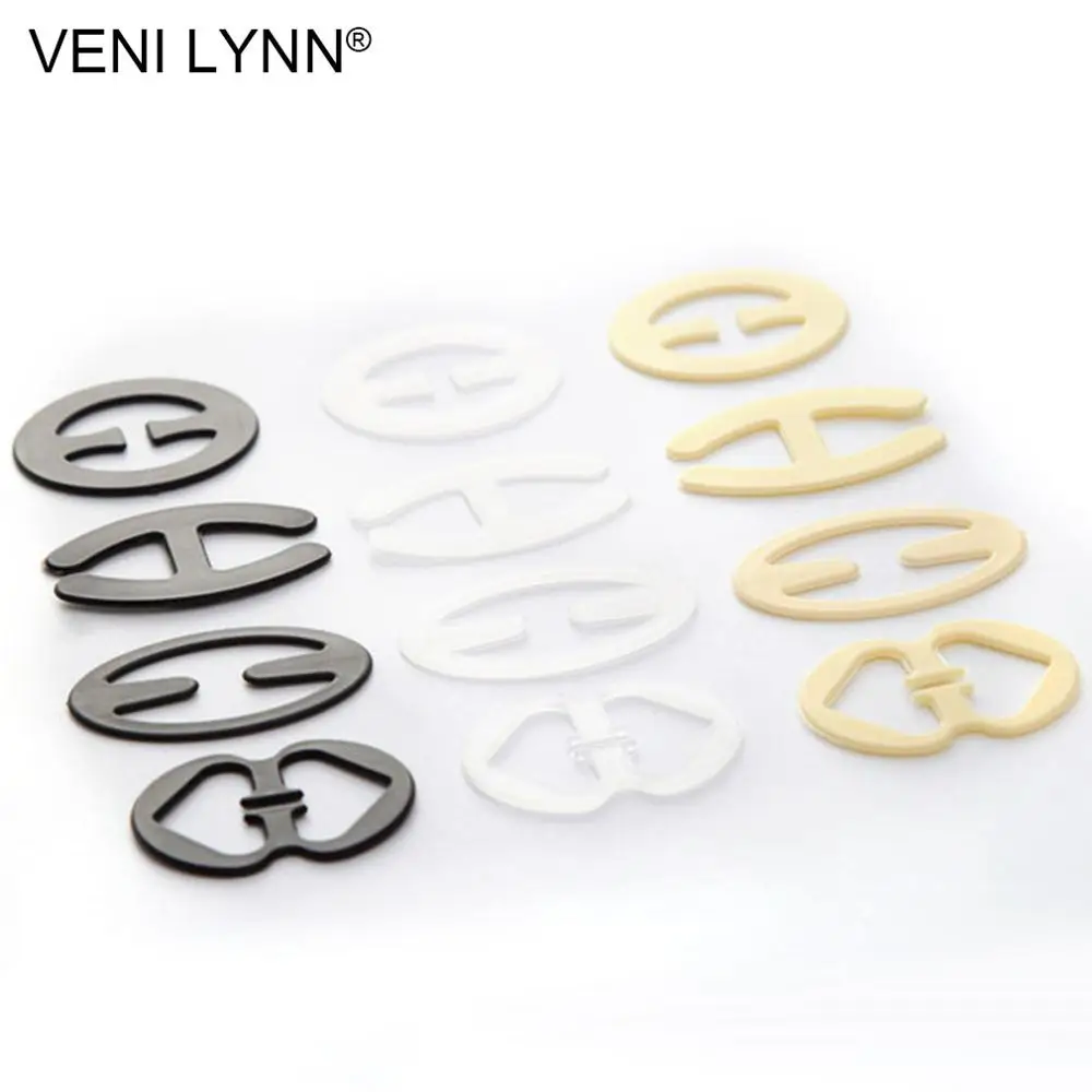 VENI LYNN 100 шт. дамское нижнее белье пряжка скрытый бюстгальтер ремни Невидимые Регулируемые зажимы для женщин