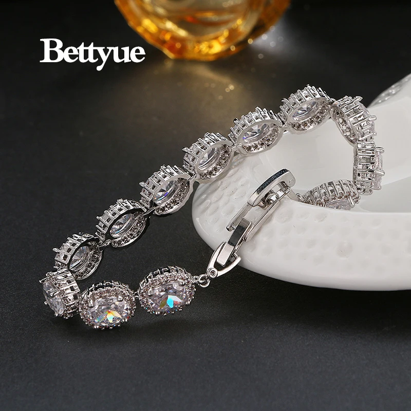 Бренд Bettyue модные очаровательные Роскошные кубические циркониевые браслеты