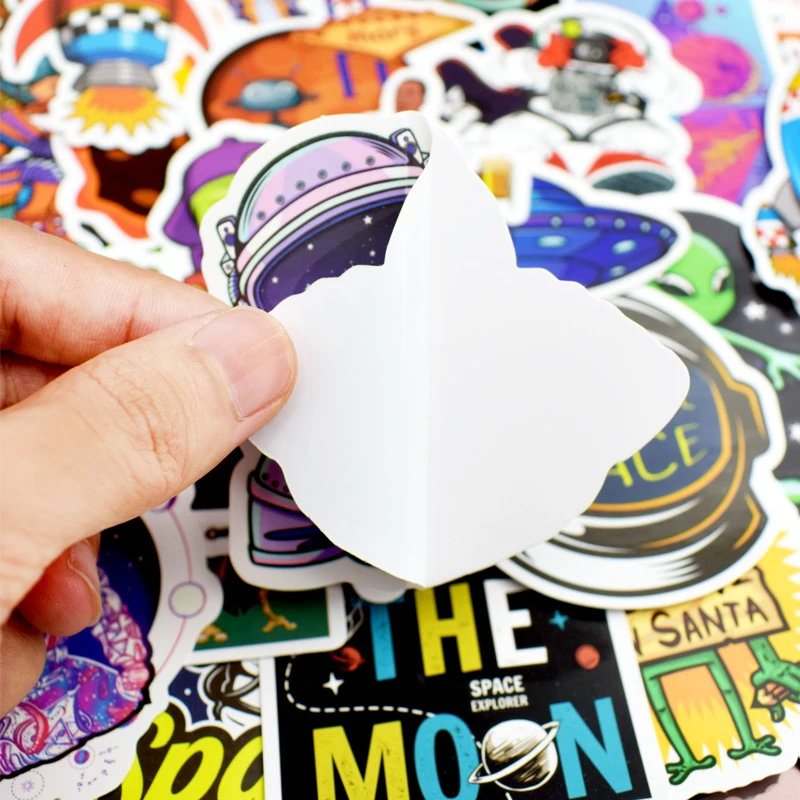 50 PCS Outer Space Stickers Toys for Children Alien UFO Astronaut Rocket Ship Planet Sticker to Scrapbooking Skateboard Laptop
50 PCS Outer Space Stickers Toys for Children Alien UFO Astronaut Rocket Ship Planet Sticker to Scrapbooking Skateboard Laptop