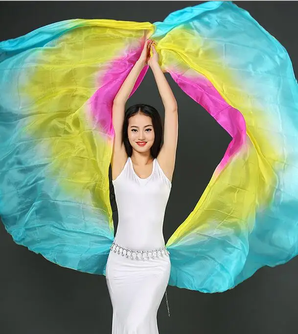 100% Purel Silk Veil Belly Dance Hand Scarf Half Circle India Dance Accessory 2.5*1.14M Belly Dancing Costume Free Shipping
100% Purel Silk Veil Belly Dance Hand Scarf Half Circle India Dance Accessory 2.5*1.14M Belly Dancing Costume Free Shipping