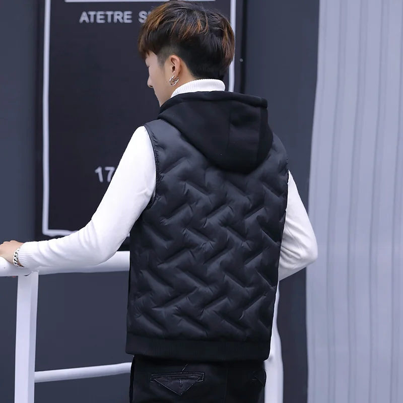 New Autumn Winter Vest Men Thicken Warm Cotton-Padded Hooded seamless Waistcoat Male Casual Sleeveless Vest For Boys/ Male
New Autumn Winter Vest Men Thicken Warm Cotton-Padded Hooded seamless Waistcoat Male Casual Sleeveless Vest For Boys/ Male