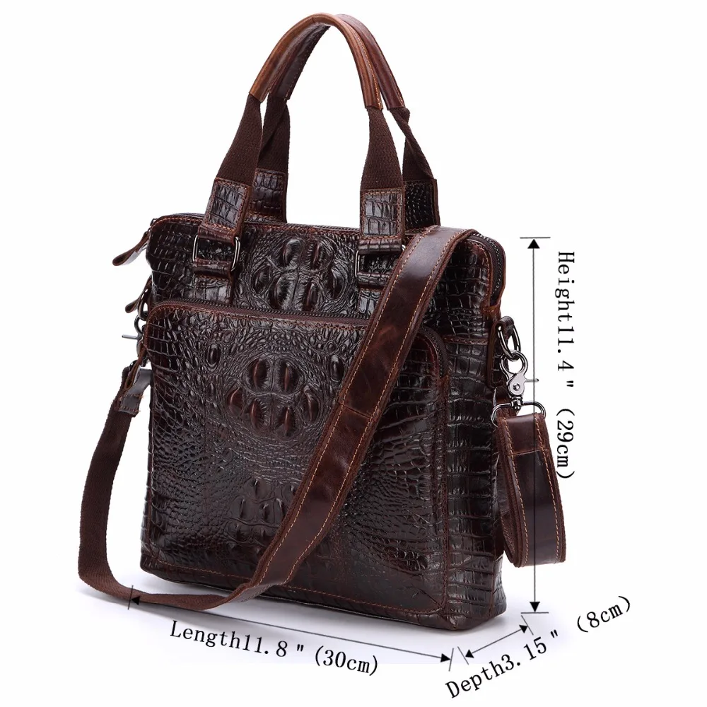 AETOO Leather men's bag men's business vertical section cowhide crocodile pattern handbag oil wax head layer cowhide shoulder Me
AETOO Leather men's bag men's business vertical section cowhide crocodile pattern handbag oil wax head layer cowhide shoulder Me