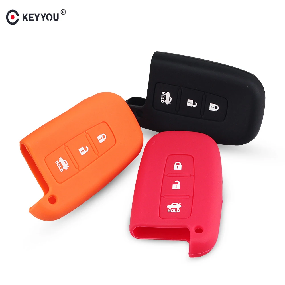 KEYYOU 3 Button Silicone Cover Smart Key Case For Hyundai IX35 Accent Equus Genesis For Kia Sportage Forte Optima Soul Sorento
KEYYOU 3 Button Silicone Cover Smart Key Case For Hyundai IX35 Accent Equus Genesis For Kia Sportage Forte Optima Soul Sorento