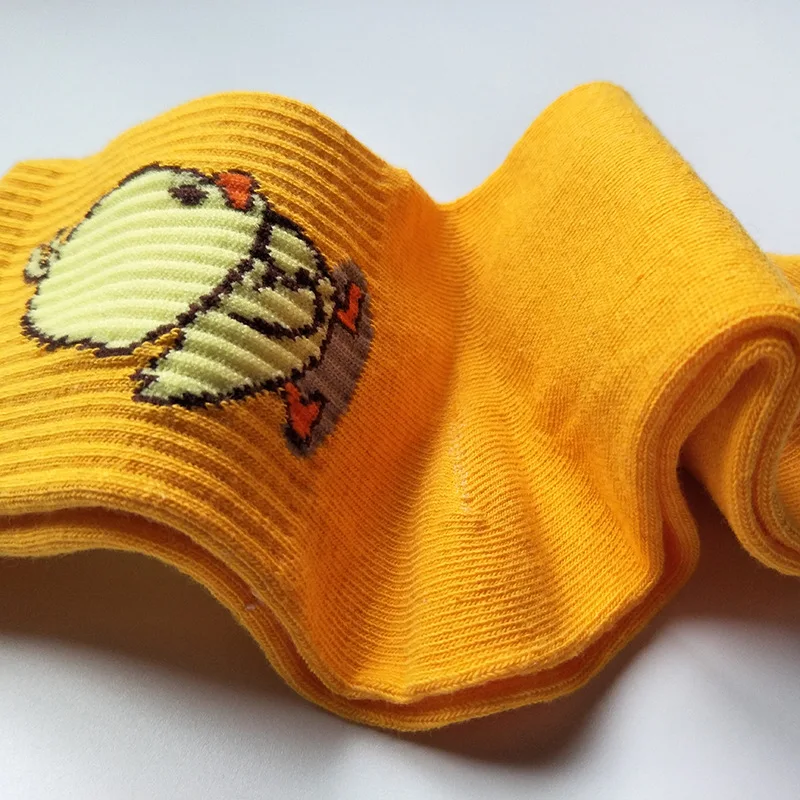 Cartoon Socks Women Cotton Little Yellow Duck Print Socks Sportwear Elastic Force Breathable Lovely Mid Socks Female
Cartoon Socks Women Cotton Little Yellow Duck Print Socks Sportwear Elastic Force Breathable Lovely Mid Socks Female