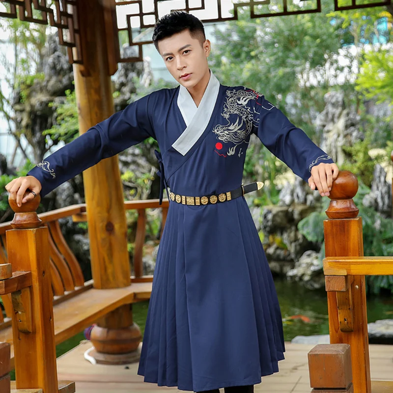 Ming Dynasty Student Dragon embroidery Hanfu Costume Unisex Hanfu Embroidery outerwear spring traditional hanfu trench Outfit
Ming Dynasty Student Dragon embroidery Hanfu Costume Unisex Hanfu Embroidery outerwear spring traditional hanfu trench Outfit