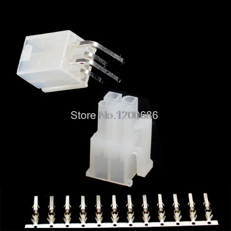2*2PIN 4PIN Kit Pitch 4.2MM Curved Solid Needle 90 degree 5557 Double Row connector
2*2PIN 4PIN Kit Pitch 4.2MM Curved Solid Needle 90 degree 5557 Double Row connector