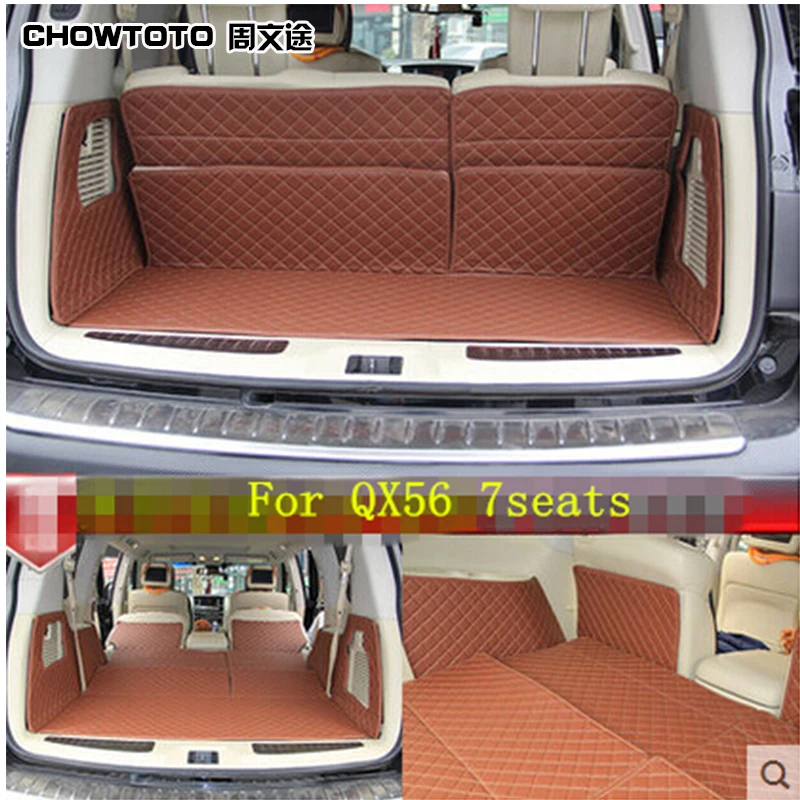 CHOWTOTO AA Custom Special Trunk Mats For Infiniti QX56 7seats Durable Waterproof Luggage Mats For QX56 7 Seat Model
CHOWTOTO AA Custom Special Trunk Mats For Infiniti QX56 7seats Durable Waterproof Luggage Mats For QX56 7 Seat Model