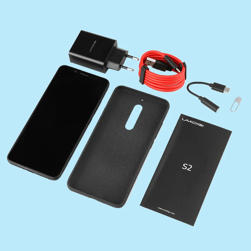 UMIDIGI S2 6.0" Full Screen 18:9 4GB+64GB 5100Mah Battery Touchscreen Smartphone Fingerprint Dual Camera Helio P20 Mobile Phone |