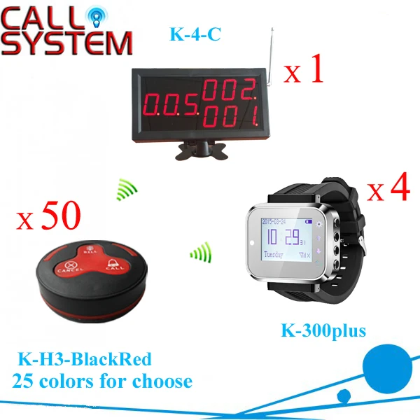 Restaurant Equipment Wireless Calling Waiter System 1 display 4 watch clock 50 buzzers (call;bill;cancel)
Restaurant Equipment Wireless Calling Waiter System 1 display 4 watch clock 50 buzzers (call;bill;cancel)
