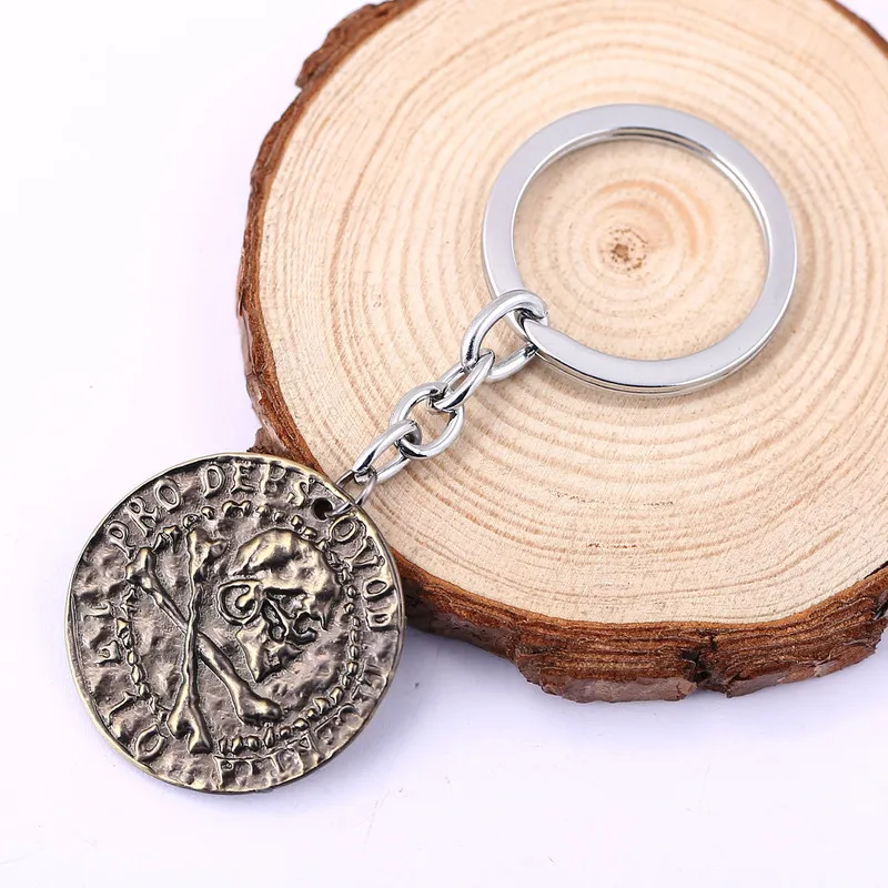 10 Pcs Movie Uncharted 4 A Thief's End Metal Pendant Key chain Limited Collection Pirate Gold Coin Game Model Key Ring 6k23
10 Pcs Movie Uncharted 4 A Thief's End Metal Pendant Key chain Limited Collection Pirate Gold Coin Game Model Key Ring 6k23