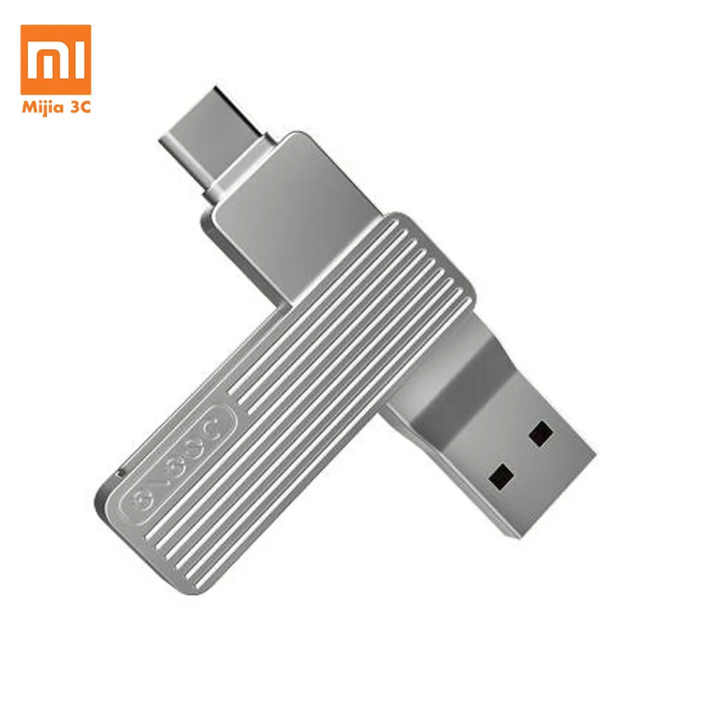 Xiaomi JESIS Type-C USB Dual Interface Mobile Phone U Disk M1 360 Rotation Aluminum Alloy Material 120MB/S Can Use APP
Xiaomi JESIS Type-C USB Dual Interface Mobile Phone U Disk M1 360 Rotation Aluminum Alloy Material 120MB/S Can Use APP