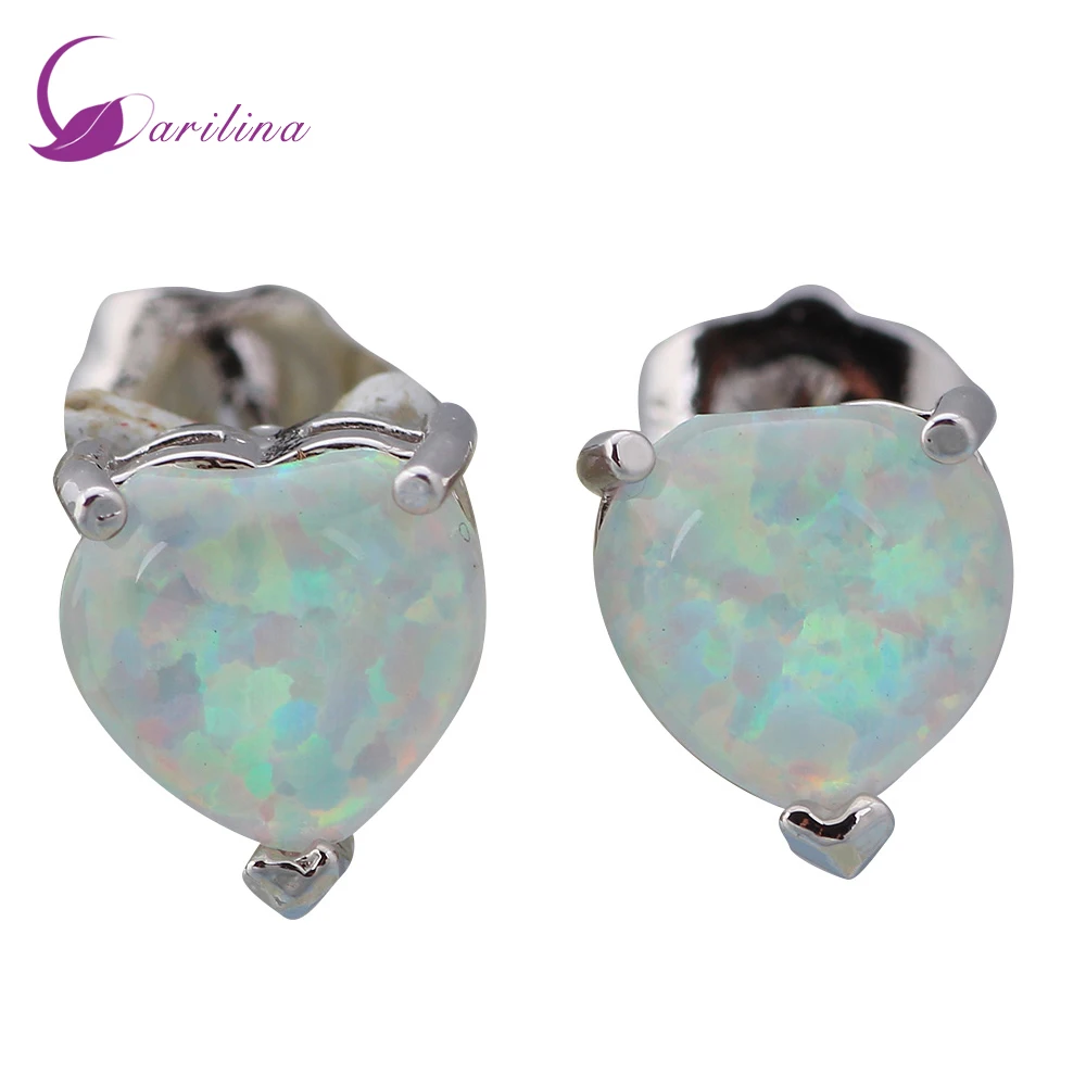 Garilina Brand Designer Silver Color Heart White Fire Opal Stud Earrings For Women Fashion Jewelry E192
Garilina Brand Designer Silver Color Heart White Fire Opal Stud Earrings For Women Fashion Jewelry E192