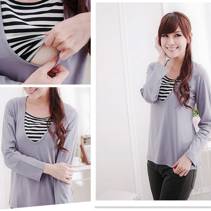 Maternity Tees Long Sleeve Maternity Nursing Tops Pregnancy Breastfeeding Tees Clothes For Pregnant Women Wear Feedding Clothing
Maternity Tees Long Sleeve Maternity Nursing Tops Pregnancy Breastfeeding Tees Clothes For Pregnant Women Wear Feedding Clothing