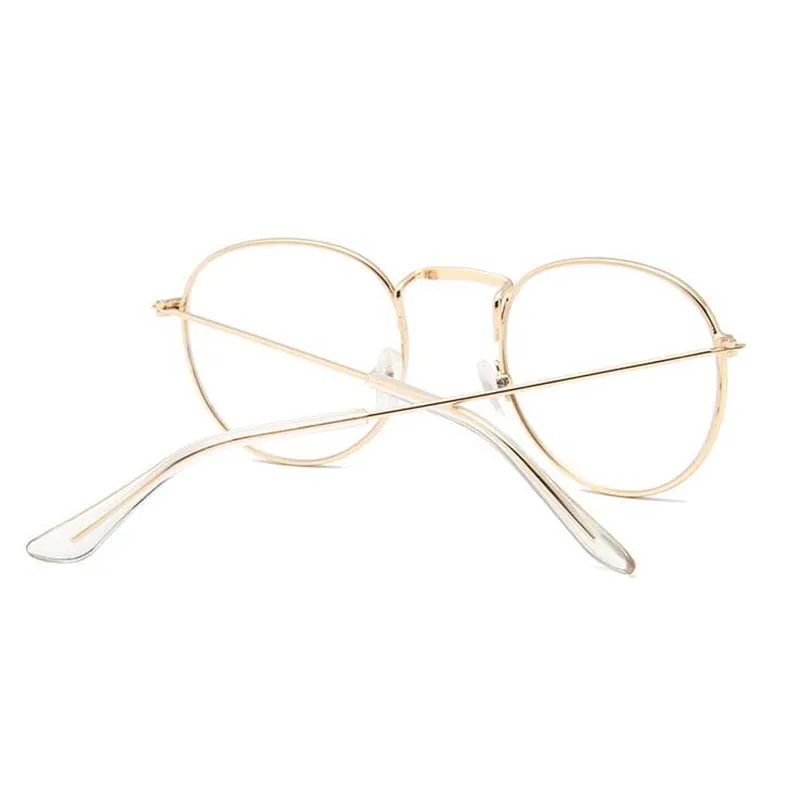 Retro Glasses Women Clear Lens Eyewear Brand Designer Vintage Stainless SteeL Eyeglasses Ladies Metal Frame Round Glasses
Retro Glasses Women Clear Lens Eyewear Brand Designer Vintage Stainless SteeL Eyeglasses Ladies Metal Frame Round Glasses