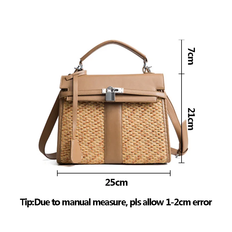 New Women Fashion Handbag INS Popular Female Summer Straw Bags Lady Casual Knit Shoulder Bag Holiday Exquisite Lock Tote SS3296
New Women Fashion Handbag INS Popular Female Summer Straw Bags Lady Casual Knit Shoulder Bag Holiday Exquisite Lock Tote SS3296