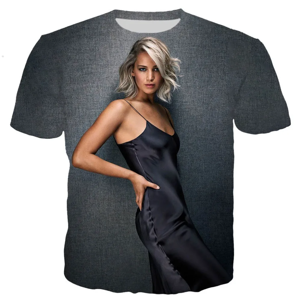 Jennifer Lawrence t shirt men/women 3D print Shaman King t-shirts Harajuku style tshirt streetwear summer tops
Jennifer Lawrence t shirt men/women 3D print Shaman King t-shirts Harajuku style tshirt streetwear summer tops