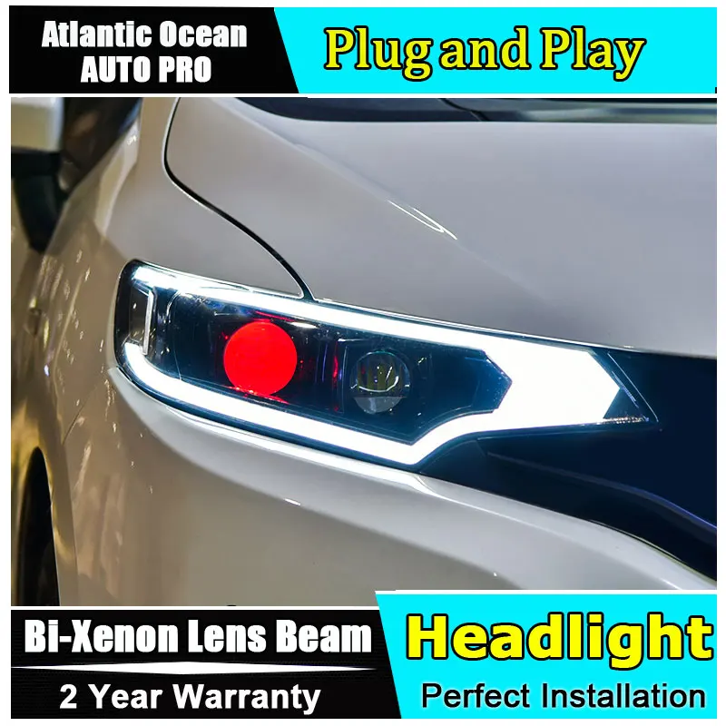 for Honda Fit headlights 2014-2019 JAZZ GK5 models LED car styling xenon lens car light led bar H7 led parking led head lights
for Honda Fit headlights 2014-2019 JAZZ GK5 models LED car styling xenon lens car light led bar H7 led parking led head lights