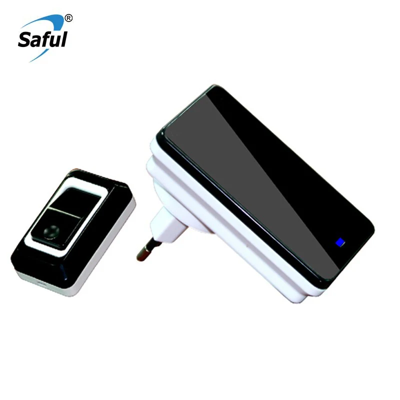 Saful Wireless Ring Door Bell 28 Ringtons Push/Tuch Waterproof 150M Remote EU/AU/UK/US Plug Chime Home Doorbell For Old People
Saful Wireless Ring Door Bell 28 Ringtons Push/Tuch Waterproof 150M Remote EU/AU/UK/US Plug Chime Home Doorbell For Old People