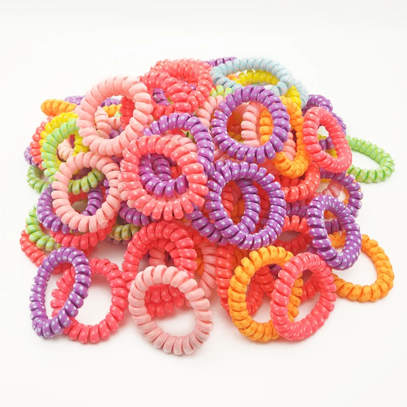 Wholesale 100Pcs Fabric Elastic Hair Rubber Band Telephone Wire Line Tie Holder Accessories Size 5.5CM
Wholesale 100Pcs Fabric Elastic Hair Rubber Band Telephone Wire Line Tie Holder Accessories Size 5.5CM