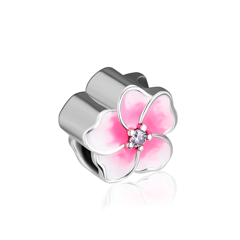 Fandola CKK 925 Sterling-Silver Pink Plumeria Charm Fits for Charms Bracelets Jewelry Making Flower for Girlfriend pulseras muje
Fandola CKK 925 Sterling-Silver Pink Plumeria Charm Fits for Charms Bracelets Jewelry Making Flower for Girlfriend pulseras muje