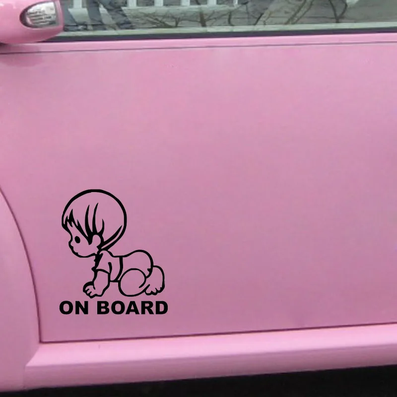 YJZT 12.7cm*7cm 2x Baby On Board Cute Baby Vinyl Car Sticker Black / Silver C10-00036
YJZT 12.7cm*7cm 2x Baby On Board Cute Baby Vinyl Car Sticker Black / Silver C10-00036