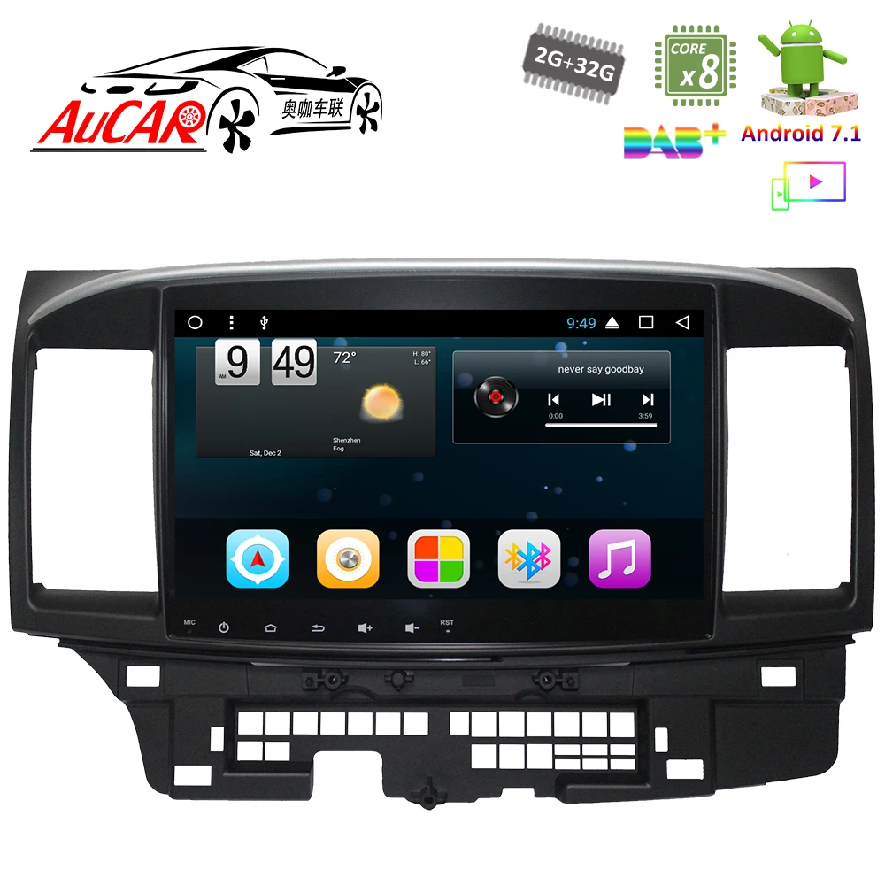 Android 7.1 10.1" Car DVD Player GPS Navigation system for MITSUBISHI Lancer 2007-2016 Bluetooth GPS Radio WIFI 4G Stereo
Android 7.1 10.1" Car DVD Player GPS Navigation system for MITSUBISHI Lancer 2007-2016 Bluetooth GPS Radio WIFI 4G Stereo