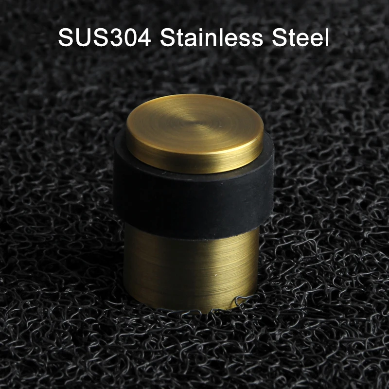 Top Quality 1PCS/2PCS/6PCS SUS304 Stainless Steel Solid Door Stopper Powerful Floor-mounted Door Holder Catch Rubber Door Stops
Top Quality 1PCS/2PCS/6PCS SUS304 Stainless Steel Solid Door Stopper Powerful Floor-mounted Door Holder Catch Rubber Door Stops