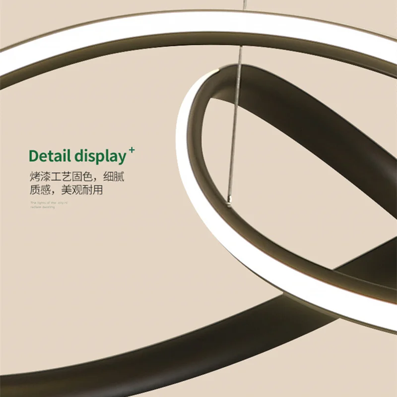 Remote Control Art Fashion Round Line Chandelier lustre LED Rings Circle LED Chandelier Lighting For Living room Dining room
Remote Control Art Fashion Round Line Chandelier lustre LED Rings Circle LED Chandelier Lighting For Living room Dining room