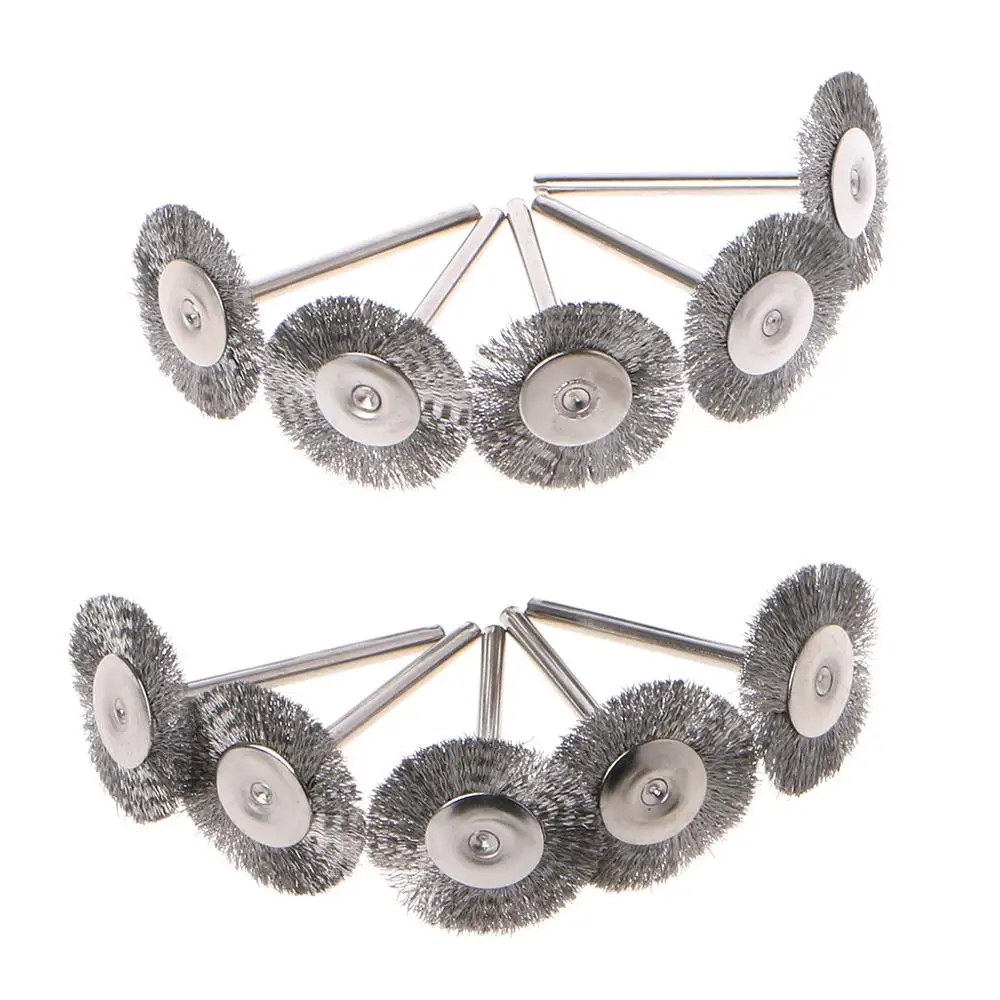 10pcs 22mm Platinum Blade Stainless Steel Wire Wheel Brush Dremel Rotary Tool for Mini Drill Dremel Polishing Dremel Accessories
10pcs 22mm Platinum Blade Stainless Steel Wire Wheel Brush Dremel Rotary Tool for Mini Drill Dremel Polishing Dremel Accessories
