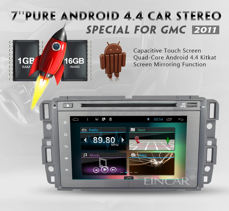 Android 4 BT GPS аудио Sub радио OBD2 головное устройство карта Автомагнитола