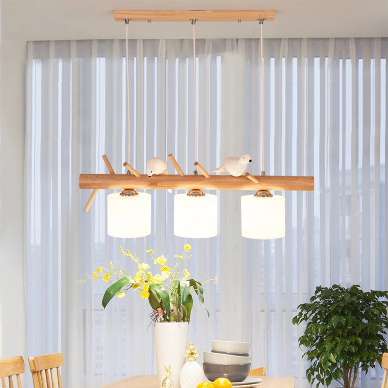 WOODSMAN Decorative Nordic Chandelier Dining Room Living Room Children's Room Bar E27 2/3 Bird Chandelier Wooden Led Chandelier
WOODSMAN Decorative Nordic Chandelier Dining Room Living Room Children's Room Bar E27 2/3 Bird Chandelier Wooden Led Chandelier