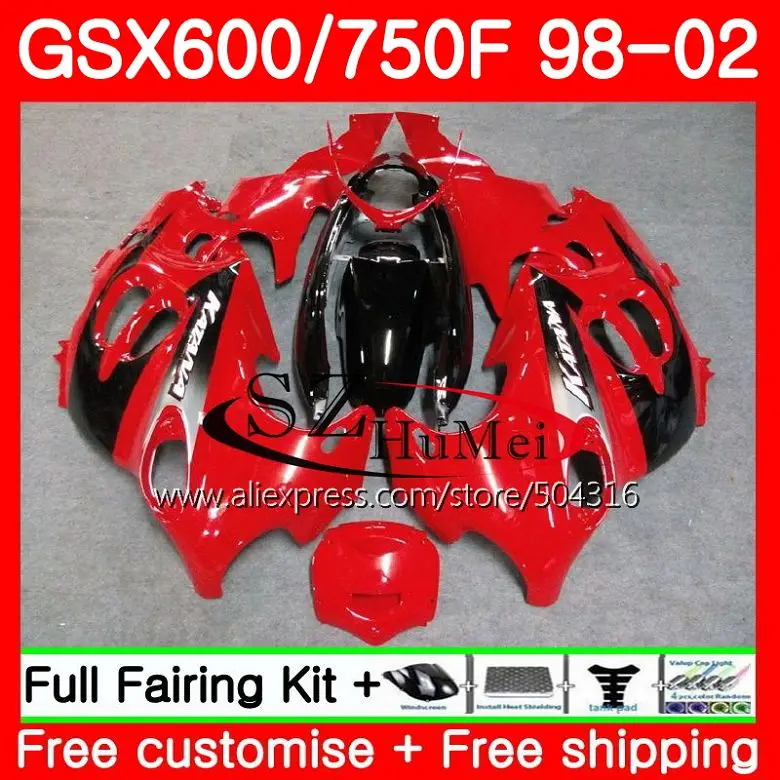 Корпус для SUZUKI KATANA GSX600F GSXF 600 750 глянцевый красный 28SH9 GSXF600 98 99 00 01 02 GSXF750 1998 1999 2000 2001 2002 обтекатели
Корпус для SUZUKI KATANA GSX600F GSXF 600 750 глянцевый красный 28SH9 GSXF600 98 99 00 01 02 GSXF750 1998 1999 2000 2001 2002 обтекатели