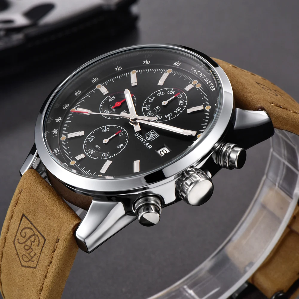BENYAR Fashion Chronograph Sport Mens Watches Top Brand Luxury Quartz Watch Reloj Hombre 2017 Clock Male hour relogio Masculino
BENYAR Fashion Chronograph Sport Mens Watches Top Brand Luxury Quartz Watch Reloj Hombre 2017 Clock Male hour relogio Masculino