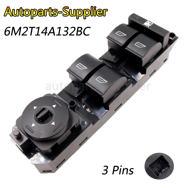 6M2T14A132BC 6M2T-14A132-BC Fit For Ford Car Window Lifter Mirrow Switch Power Window Switch Durable
6M2T14A132BC 6M2T-14A132-BC Fit For Ford Car Window Lifter Mirrow Switch Power Window Switch Durable