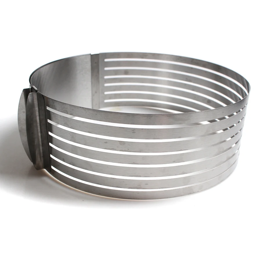 20CM 30CM Adjustable Round Bread Cake Cutter Slicer Stainless Steel Cake Cutter 7 Layers Slicer Mousse Ring Mould Baking Tool
20CM 30CM Adjustable Round Bread Cake Cutter Slicer Stainless Steel Cake Cutter 7 Layers Slicer Mousse Ring Mould Baking Tool