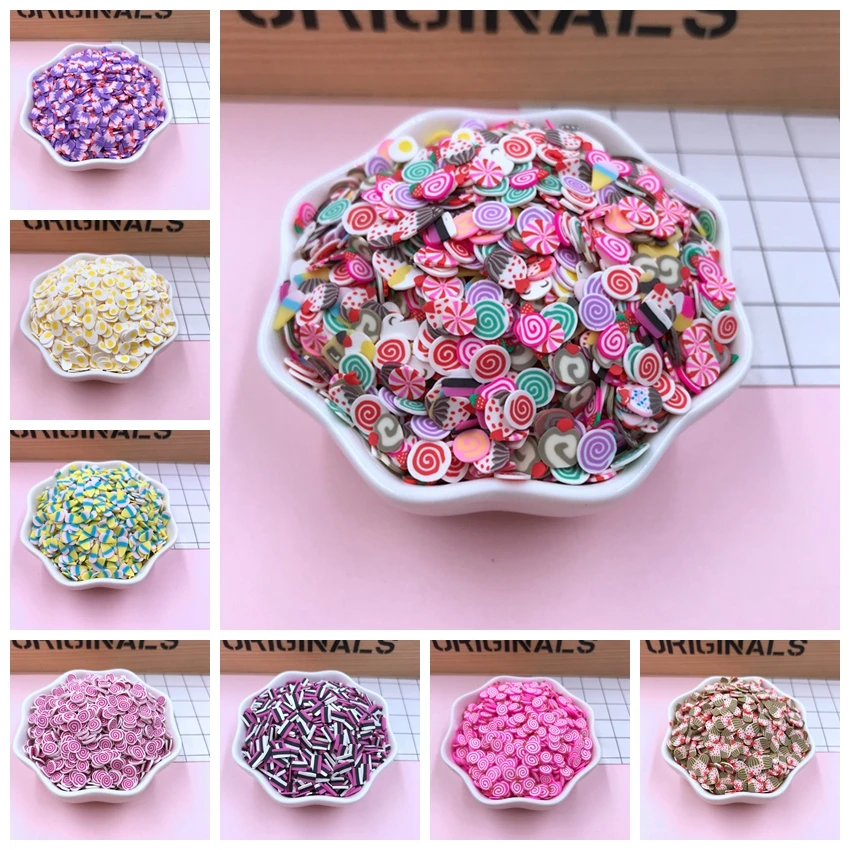 50g/lot Hot Selling Clay Cake Sprinkles, Cute Cake Slice, Popsicle Slice for Crafts Making, DIY
50g/lot Hot Selling Clay Cake Sprinkles, Cute Cake Slice, Popsicle Slice for Crafts Making, DIY