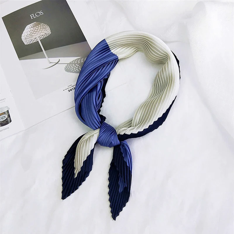 ladies handle bag hair multifunctional patchwork contrast color pleated bandana foulard satin silk square crinkled hijab scarf
ladies handle bag hair multifunctional patchwork contrast color pleated bandana foulard satin silk square crinkled hijab scarf