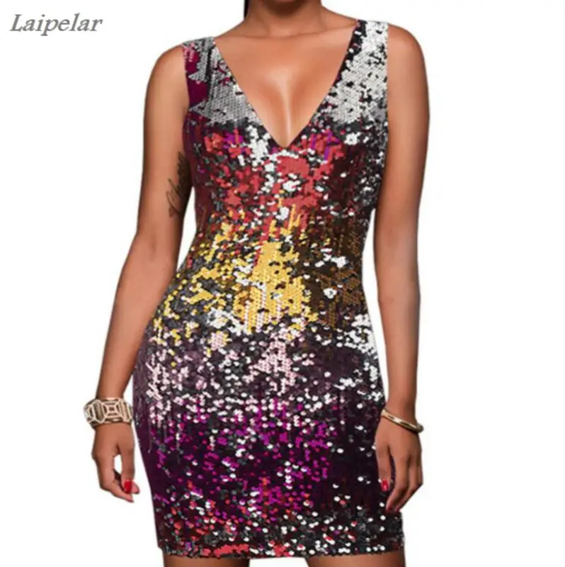 Party dresses Summer tank sparkle Bodycon sexy dress with v-neck sleeveless sheath club midi dress plus Sizes XXL Vestidos
Party dresses Summer tank sparkle Bodycon sexy dress with v-neck sleeveless sheath club midi dress plus Sizes XXL Vestidos