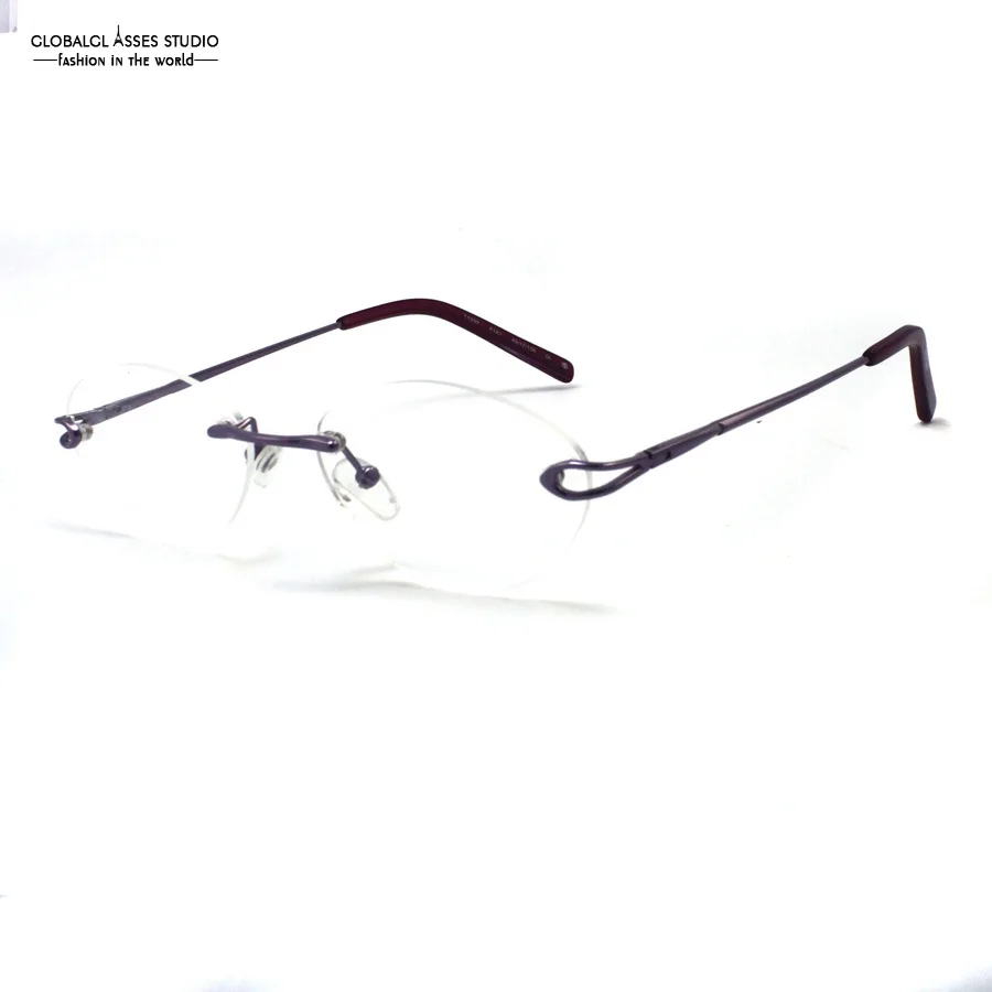New Fashion Round Lens Metal Glasses Frame Women Shiny Purple Flexible Hinge Acetate Tip Fashion Office Lady Eyewear T1599
New Fashion Round Lens Metal Glasses Frame Women Shiny Purple Flexible Hinge Acetate Tip Fashion Office Lady Eyewear T1599