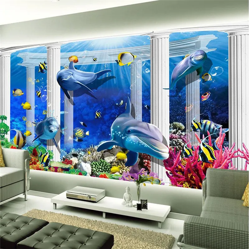 beibehang home decor Photo background underwater Dolphin Coral bathrooms large wall art murals-3d wall papers home decor
beibehang home decor Photo background underwater Dolphin Coral bathrooms large wall art murals-3d wall papers home decor