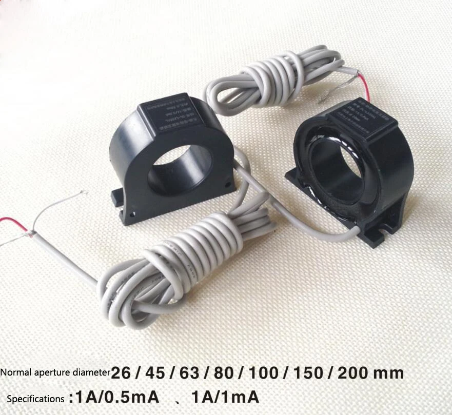 DL-LX45AL ~ 1A/0,5 ma or-1A/1mA нулевой последовательный трансформатор тока 2000/1 или 1000/1 Обнаружение остаточного тока, пожарный монитор.
DL-LX45AL ~ 1A/0,5 ma or-1A/1mA нулевой последовательный трансформатор тока 2000/1 или 1000/1 Обнаружение остаточного тока, пожарный монитор.