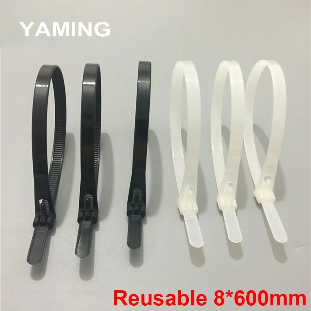(100PCS) Reusable 8*600mm Plastic Releasing loose Nylon Cable Tie 7.2mm width Wire White/Black Wiring
(100PCS) Reusable 8*600mm Plastic Releasing loose Nylon Cable Tie 7.2mm width Wire White/Black Wiring