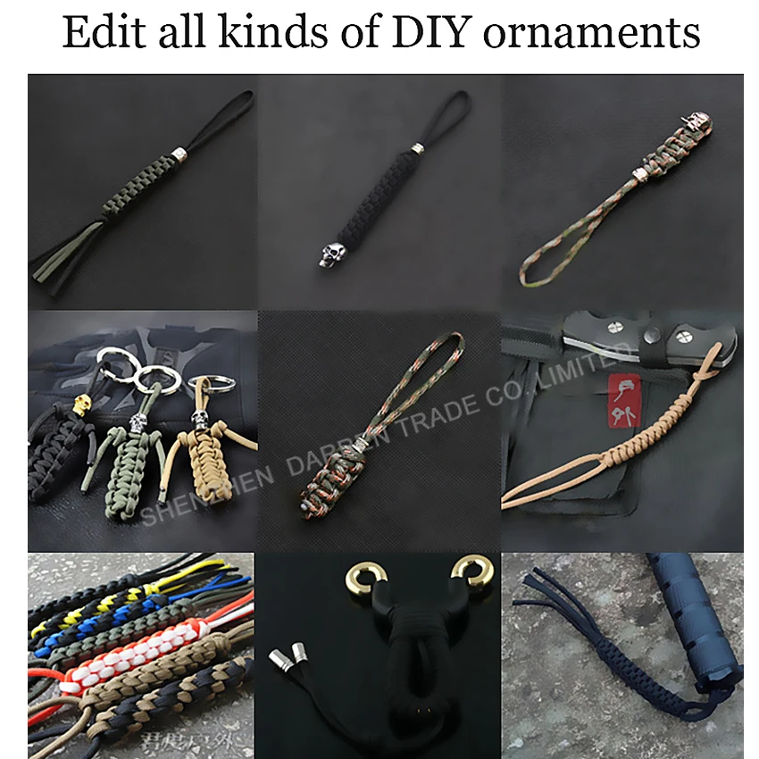 10pcs/lot 50 colors Parachute Cord Lanyard Rope Camping Forsurvival equipment/Drying clothes/DIY decoration etc
10pcs/lot 50 colors Parachute Cord Lanyard Rope Camping Forsurvival equipment/Drying clothes/DIY decoration etc