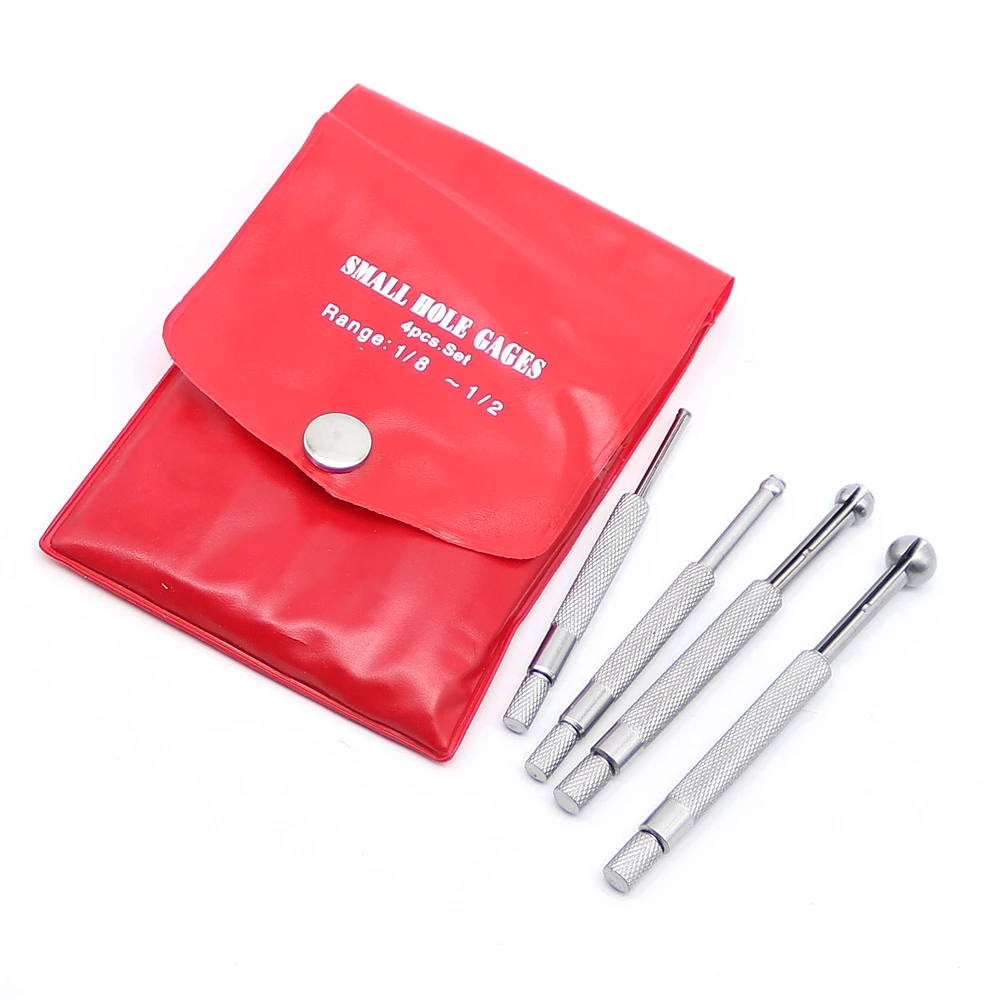 4Pcs 3-13mm Small Hole Gauge Telescopic Gauge Set Full-Ball Type Small Bore Hole Precision Gage
4Pcs 3-13mm Small Hole Gauge Telescopic Gauge Set Full-Ball Type Small Bore Hole Precision Gage