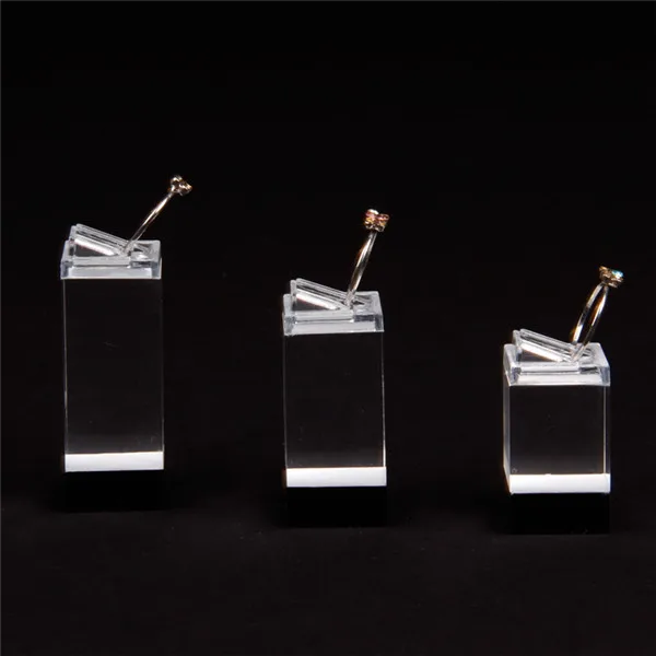 TONVIC 2sets/lot acrylic ring display clips transparent stand holder show cases 3pcs in 1 set square high quality wholesale
TONVIC 2sets/lot acrylic ring display clips transparent stand holder show cases 3pcs in 1 set square high quality wholesale