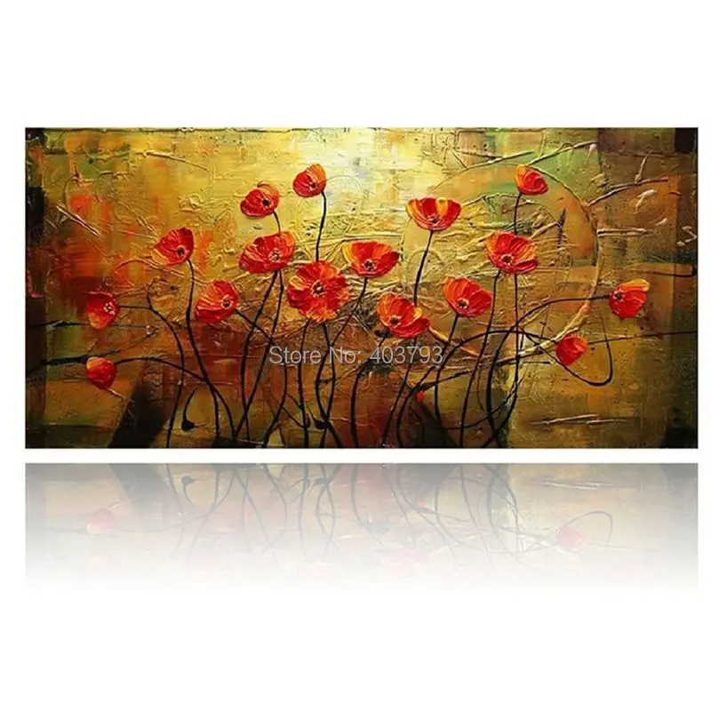 100% Hand Painted Frameless Red Modern Abstract Oil Paintings On Canvas Wall Art Flower Pictures For Home Decoration
100% Hand Painted Frameless Red Modern Abstract Oil Paintings On Canvas Wall Art Flower Pictures For Home Decoration
